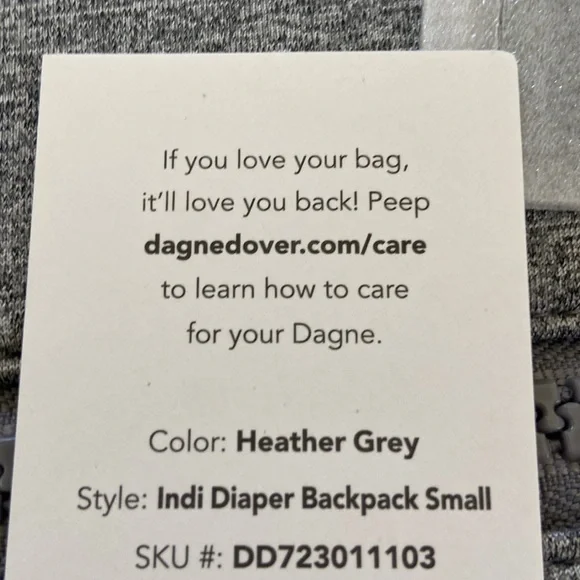 NWT Dagne Dover INDI NEOPRENE DIAPER BACKPACK - Picture 2 of 6
